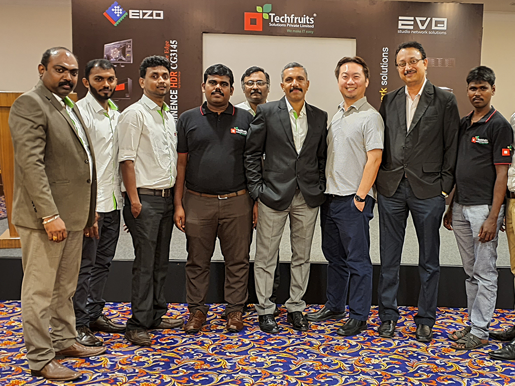 Techfruits Unveils Vibrant Media Spectacle Showcasing Eizo Monitors and EVO Storage