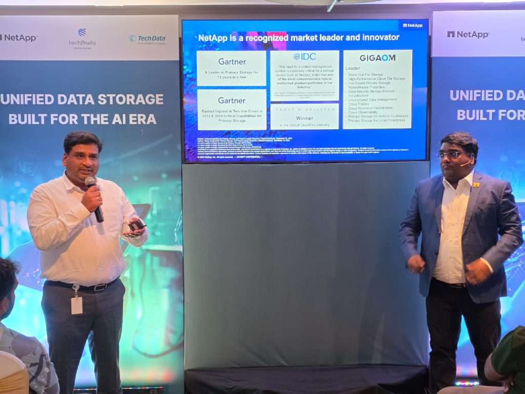 Techfruits & NetApp Showcase “Unified Data Storage: Built for the AI Era” in Chennai